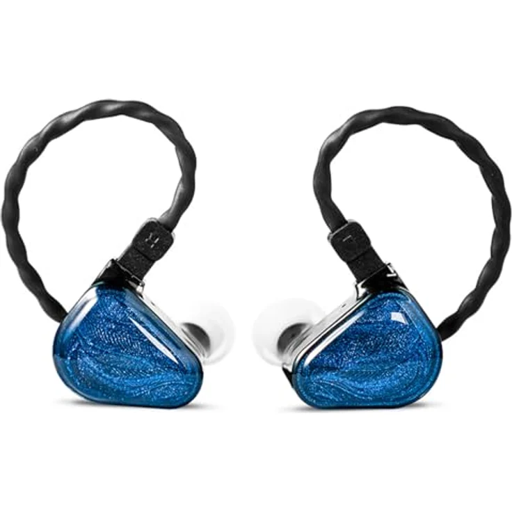 Truthear Zero, Kabelgebundene In-Ear Kopfhörer mit dualen dynamischen Treibern, blau – Bild 1