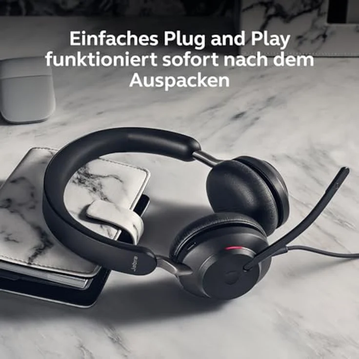 Jabra Evolve2 40 SE, USB-C / A schnurgebundenes Stereo Headset mit Busylight, zertifiziert für Microsoft Teams, maximaler Tragekomfort – Bild 7