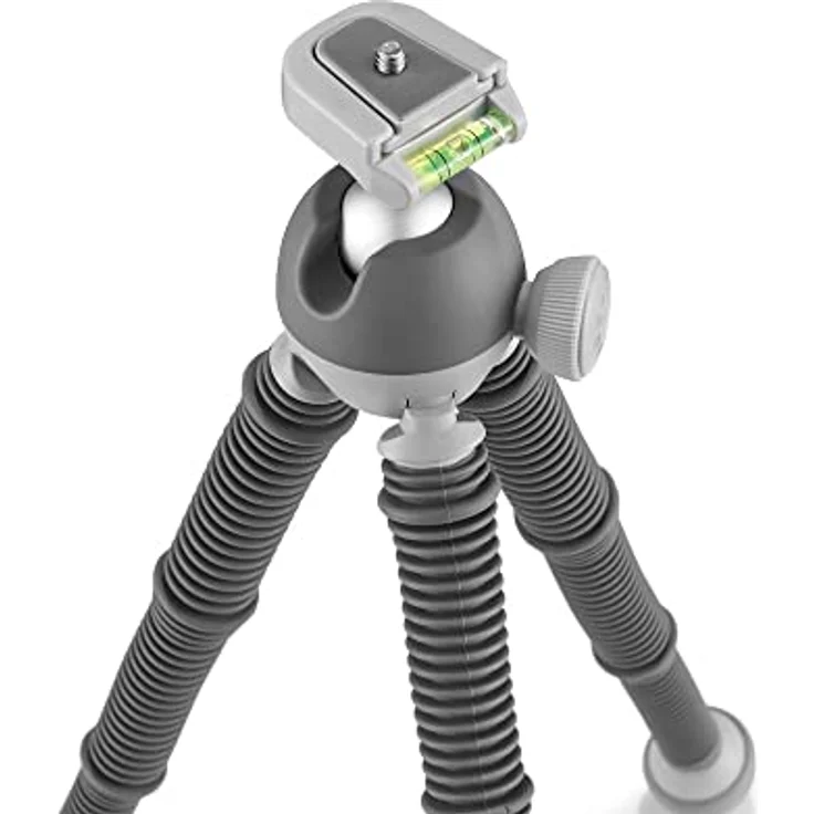 JOBY PodZilla Large Flexibles Stativ mit Kugelkopf, Phone Stativ von den GorillaPod Entwicklern, kompatible mit iPhone, Smartphones, kompakte spiegellose Kameras,Geräte bis zu 2,5 kg, Grau – Bild 2