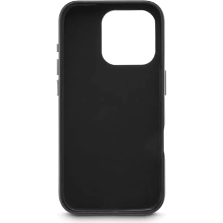 Hama Hülle "Eco Premium" für Apple iPhone 16 Pro (Kunstleder, Metall, extra Schutz für Kamera und Display, Wireless Charging kompatibel, weich, recycelt) schwarz – Bild 3