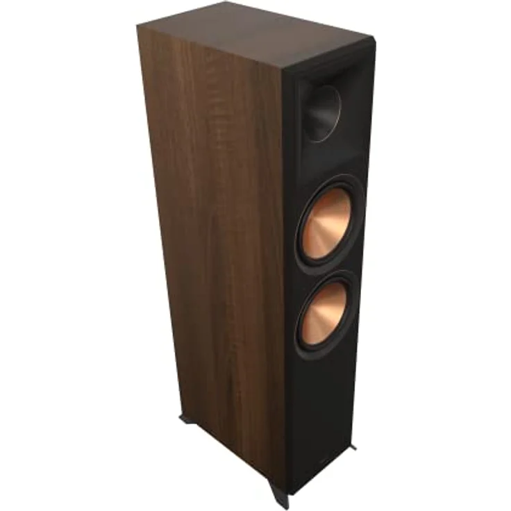 Klipsch Reference Premiere RP-8000F II, Standlautsprecher aus Walnussholz mit 90° x 90° Tractrix-Horn, LTS Titan-Hochtöner und Bi-Wiring-Funktion – Bild 1
