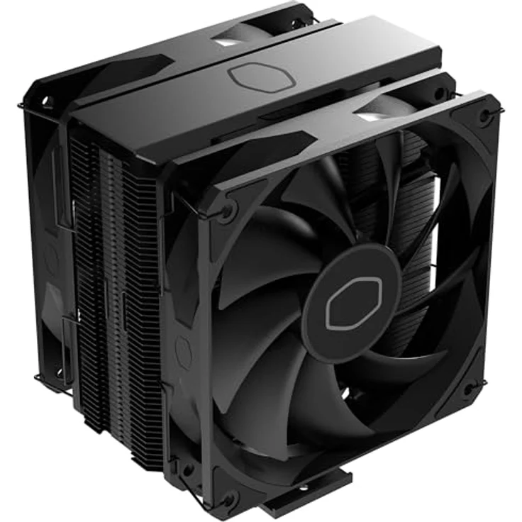 Cooler Master Hyper 212 Black X Duo, CPU Kühler mit zwei 120 mm Lüftern, universelle Kompatibilität für LGA 1700, AM5, AM4, Schwarz – Bild 4