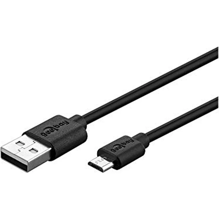 Wentronic Goobay - USB-Kabel - Micro-USB Type B (S) bis USB (S) - 3 A ...