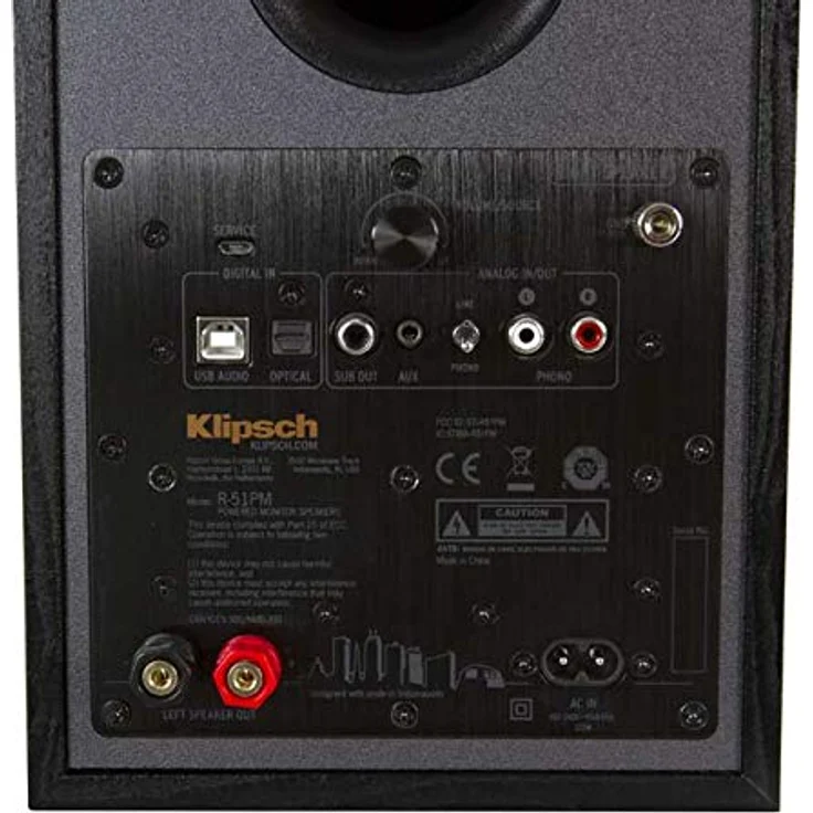 Klipsch R-51PM Lautsprecher Set schwarz Regallautsprecher - 120 Watt - schwarz – Bild 5