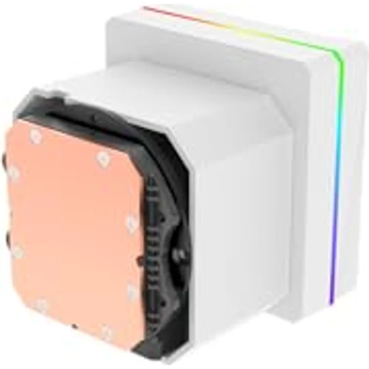 Thermaltake TH360 V3 Ultra ARGB Sync Snow, AiO-Wasserkühlung mit 3x 120mm Lüftern, bis 2500 rpm, Geräuschentwicklung 37.8 dB, weiß – Bild 6