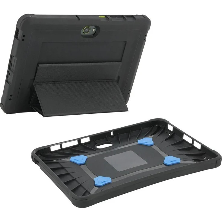 Mobilis PROTECH Case mit Kickstand für Galaxy Tab Active5 Pro, robuste Tablet-Hülle in Schwarz mit Stoßdämpfung und764 m Höhensturzfestigkeit