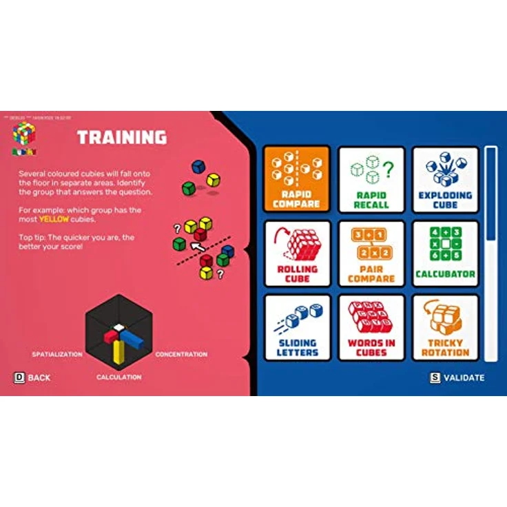 Maximum Games Professor Rubik's Brain Fitness, PS4-Games für strategisches Denk- und Familienspiel, bunte geometrische Herausforderung – Bild 2