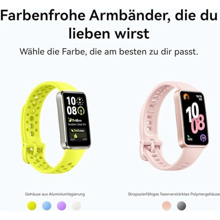 HUAWEI Band 10 Fitnesstracker weiß - AMOLED, Automatische Workout-Erkennung – Bild 9