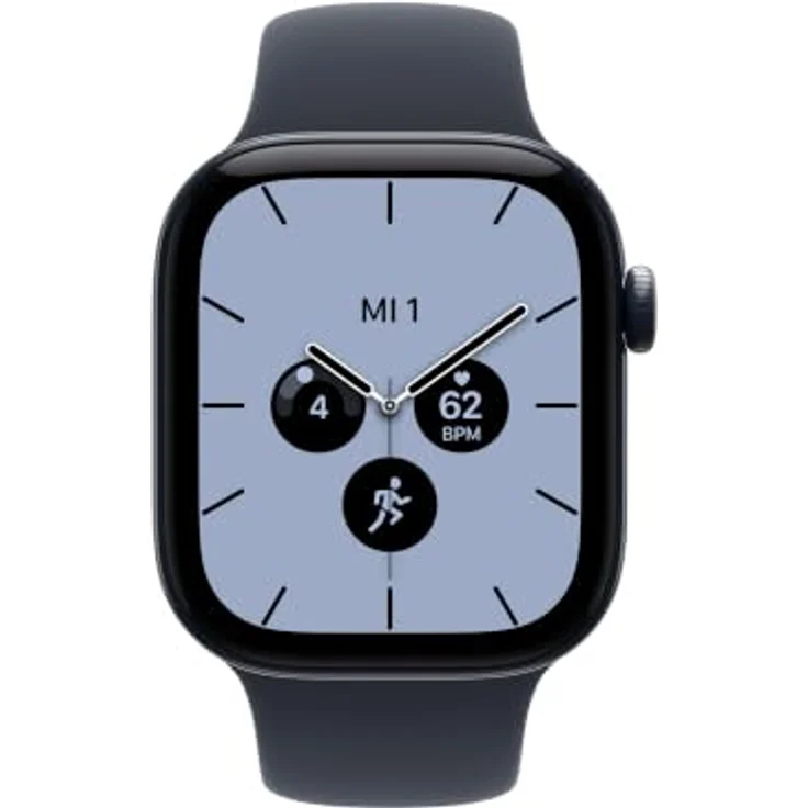 Apple Watch Series 12 Cellular 42mm, Nachtblau Keramik Case, Navyblau Sport Band, Gesundheits- und Fitness-Tracker mit Schnellladefunktion – Bild 2
