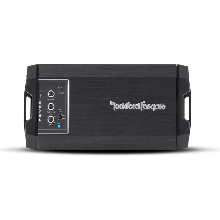 Rockford Fosgate POWER T500x1br, 1-Kanal Verstärker mit 500 Watt RMS, kompaktes Aluminiumgehäuse und C.L.E.A.N. Setup-System