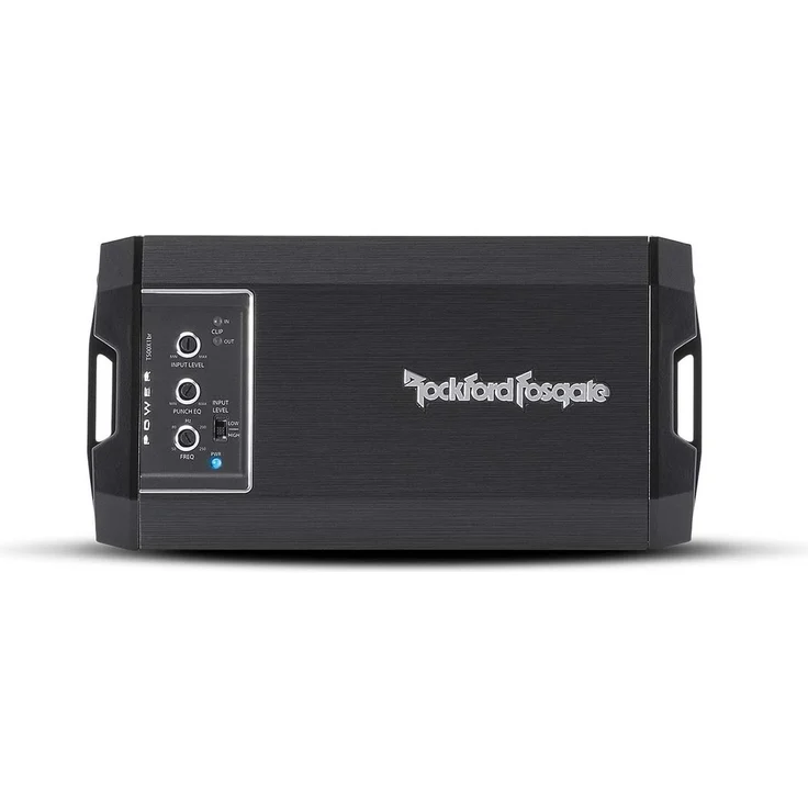Rockford Fosgate POWER T500x1br, 1-Kanal Verstärker mit 500 Watt RMS, kompaktes Aluminiumgehäuse und C.L.E.A.N. Setup-System