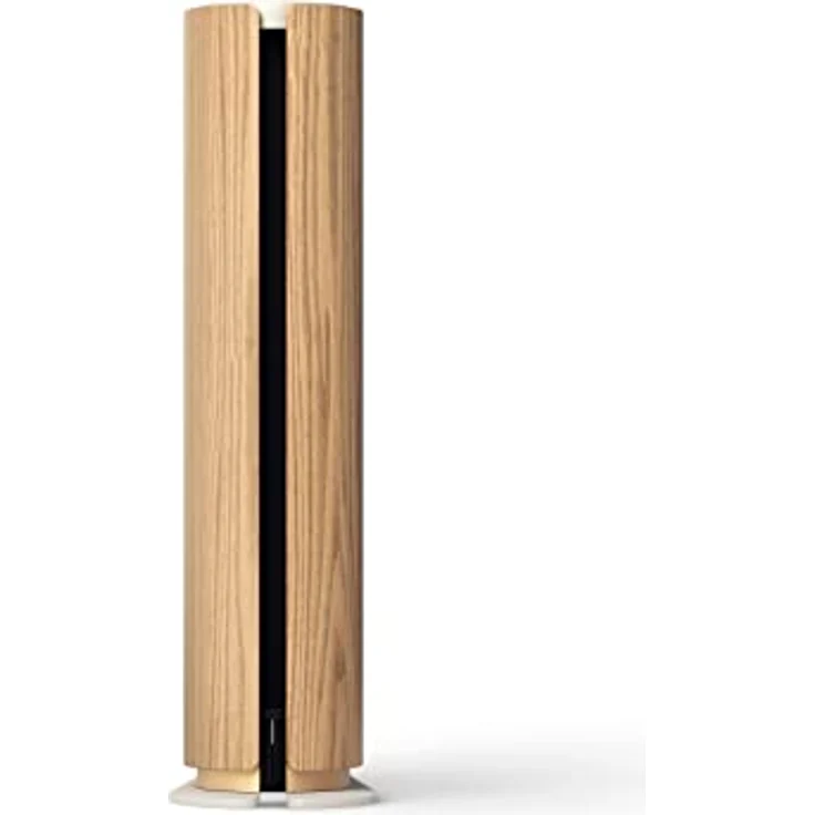 Bang & Olufsen Beosound Emerge - Kompakter schlanker kabelloser Heim-Lautsprecher für das Regal mit Bluetooth, WiFi und Active Room Compensation - Gold Tone/Light Oak – Bild 3