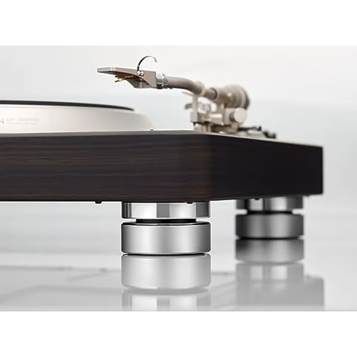 Denon Plattenspieler DP-3000NE (Modell 2023), moderner Plattenspieler für Schallplatten mit 33-1/3, 45 und 78 U/min, mattes dunkles Ebenholzfurnier, S-förmiger Tonarm – Bild 5