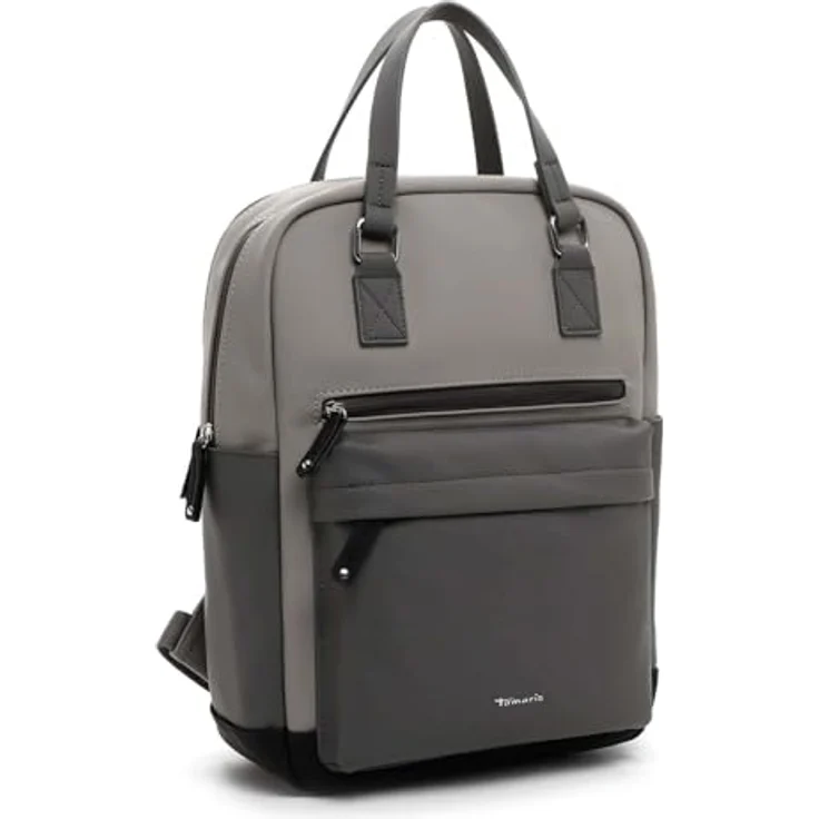 Tamaris Gianna Cityrucksack M, eleganter Rucksack für Laptop und Utensilien, taupe, 26 x 38 x 15 cm – Bild 2