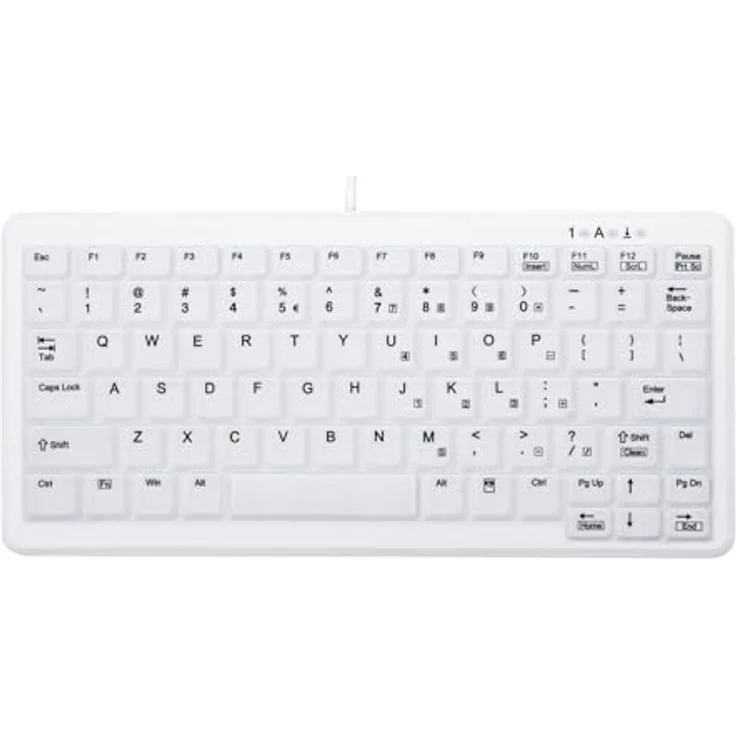 CHERRY AK-C4110, Kabelgebundene Hygienetastatur im Notebook-Design mit IP68 Vollversiegelung, Weiss – Bild 4