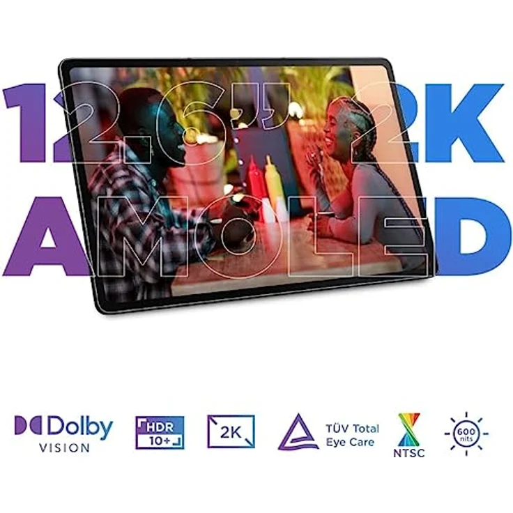 Lenovo Tab P12 PRO, Display 12,6 Zoll 2 K, 5 G, RAM 8 GB, Speicher 256 GB, Android Tablet 11, 4 JBL Lautsprecher, Storm Grey – Bild 3