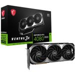 MSI GeForce RTX 4080 SUPER 16G VENTUS 3X OC Grafikkarte, Next-Gen-Grafikkarte mit leistungsstarkem OC-Modus