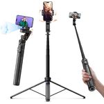 Rollei Easy Creator Gimbal mit AI Tracking 360, Automatische Gesichtsverfolgung Selfie Stick in Schwarz