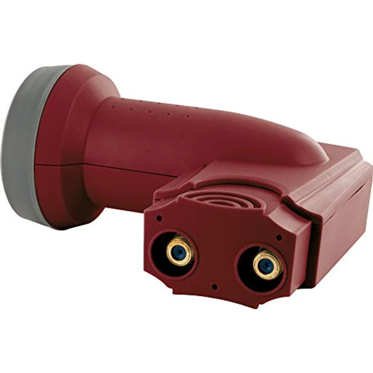 SCHWAIGER 357 Twin LNB, Low Noise Blockconverter mit Sun Protect, hitzebeständig, wasserdicht, vergoldete Kontakte, Ziegelrot – Bild 5