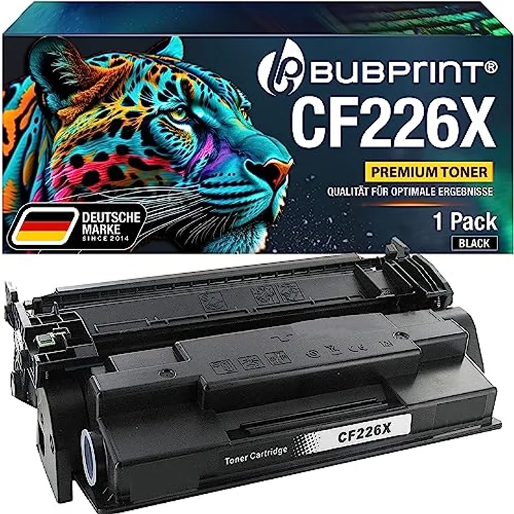Bubprint Toner kompatibel mit HP 26X CF226X, 9.000 Seiten, Schwarz, für LaserJet Pro M402 und MFP M426 Serien