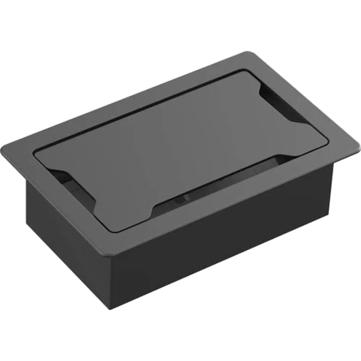 Vision TC3 SURRTB Kabel-Organizer, Kabelbox, Schreibtisch, Schwarz, Weiß, 1 Stück