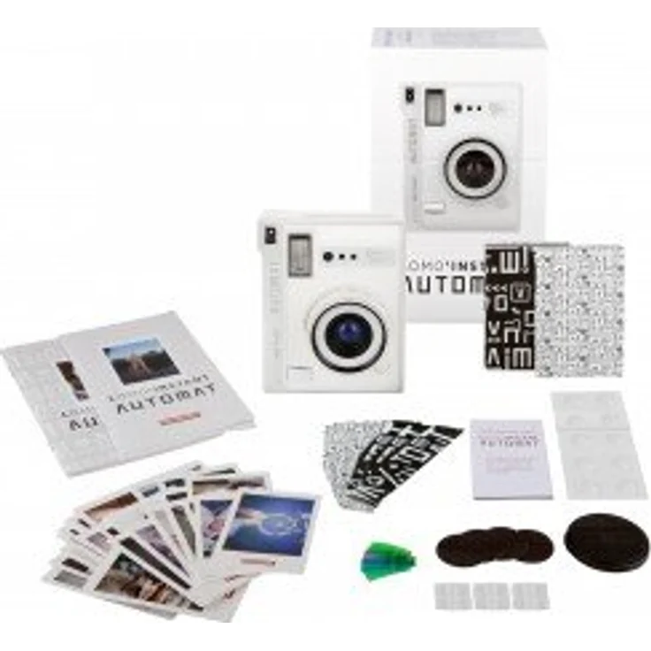 Lomo Lomo’Instant Automat Bora Bora, Sofortbildkamera mit automatischer Belichtung und Fernauslöser, Weiss – Bild 3