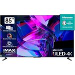Hisense 85U7KQ (85 Zoll) Fernseher 4K Mini LED ULED HDR Smart TV, Quantum Dot, 120Hz, HDMI 2.1, Game Mode Pro, Dolby Vision IQ & Atmos, Bluetooth, Alexa Built-in, Anthrazit