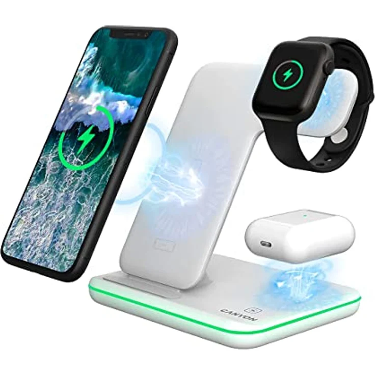 Canyon Ladegerät Wireless Dock 3in1 QI für Apple 15W white – Bild 6