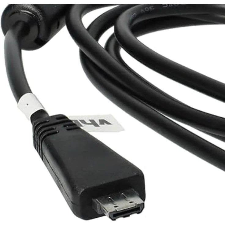 vhbw USB Datenkabel Ladekabel passend für Sony Cybershot DSC-HX7, SC-TX5, DSC-TX10, DSC-W350, DSC-WX5 ersetzt VMC-MD3 ohne AV-Funktion. – Bild 8