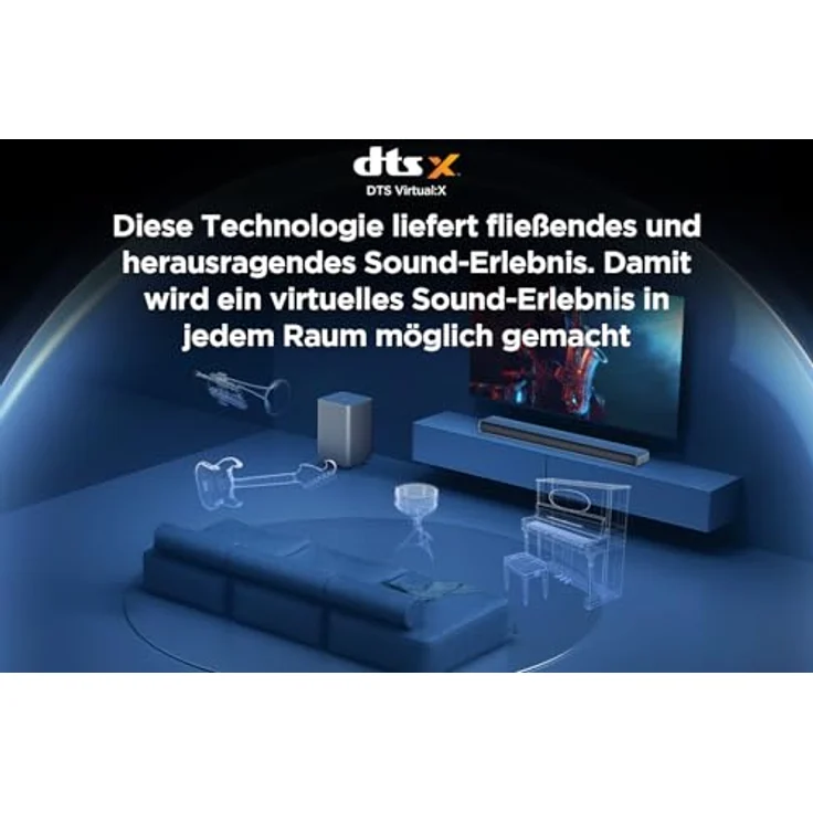 TCL Soundbar S55H, Schwarz, 40 W - Mit hochwertigem Klang und elegantem Design – Bild 5