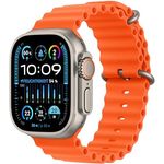 Apple Watch Ultra 2 GPS + Cellular, 49 mm Titangehäuse, Ocean Armband Orange - One size