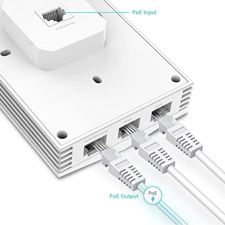 TP-Link EAP655-Wall Omada AccessPoint, AX3000 WiFi 6, weiß – Bild 5