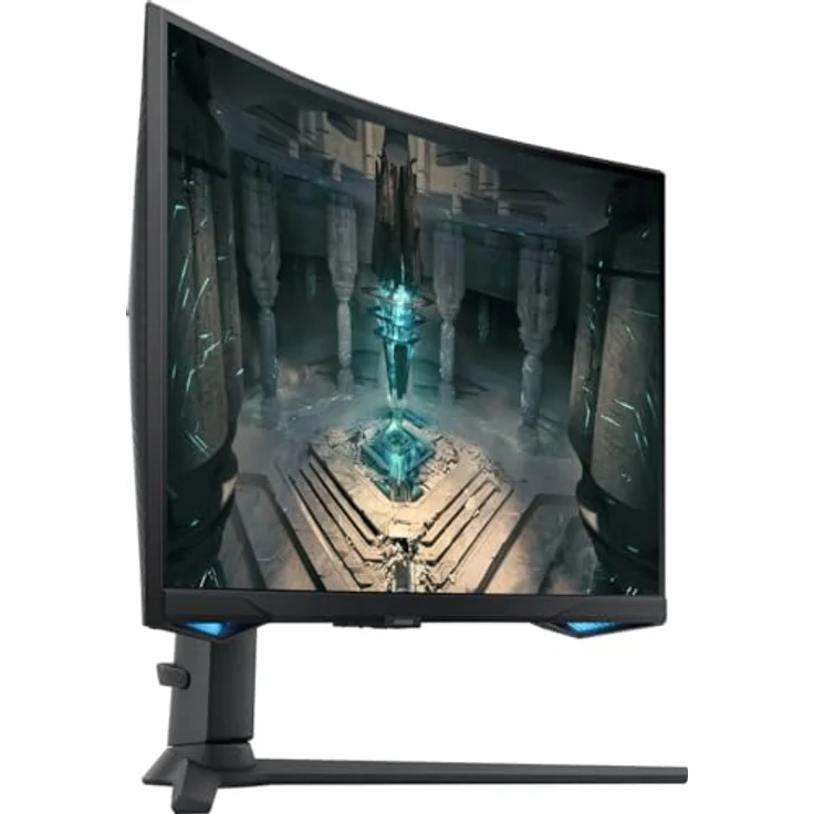 Samsung Odyssey G65B Smart Gaming Monitor S27BG650EU, 27 Zoll, VA-Panel, WQHD-Auflösung, AMD FreeSync Premium Pro, 1000R Bildschirmkrümmung, 1 ms (G/G) Reaktionszeit, Bildwiederholrate 240 Hz, Schwarz – Bild 4