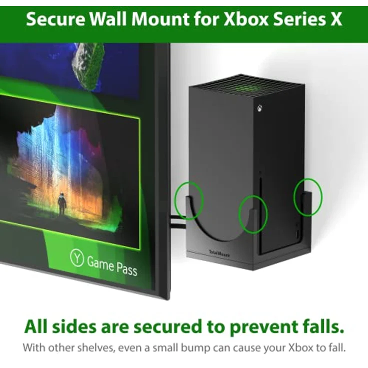 Innovelis - TotalMount Cube - Mounting Frame für Xbox Series X, schwarz - Preisvergleich – Bild 2