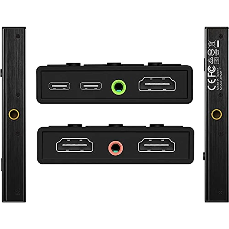 j5Create JVA06 Dual HDMI Video Capture, 1080p Game Recorder mit Chroma Key, Schwarz – Bild 7