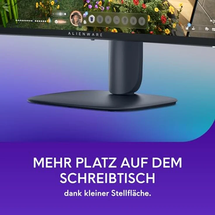 Alienware AW3225DM Gaming-Monitor 32" Gebogen 1500R QHD 2560x1440 HDR 400 VA-Panel 180 Hz 1 ms AMD FreeSync Premium VESA AdaptiveSync 2X HDMI 1x DisplayPort 3 Jahre Garantie – Schwarz – Bild 7