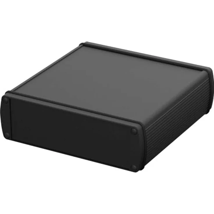 BOPLA ABPH 1600-0150 ALUBOS_Set, Profil-Gehäuse aus Aluminium, 169 x 150 x 52 mm, Schwarz (RAL 9005)