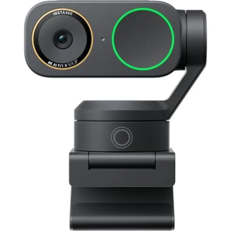 Insta360 Link2 Pro Webcam, 4K Aufnahmen bei 60 fps, wasserdicht bis 5 Meter, schwarz – Bild 3