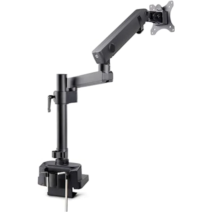 StarTech.com Befestigungskit für Monitor, C-Klammer mit verstellbarem Federarm, bis zu 40 Zoll, Schwarz – Bild 2