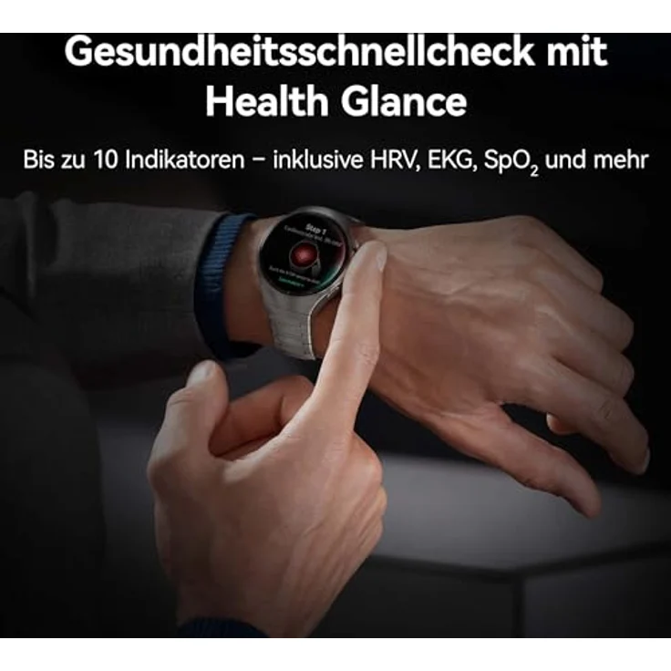 Huawei Watch 5, 46 mm Smartwatch mit EKG-Funktion, TruSleep-Monitoring und eSIM, schwarz – Bild 3