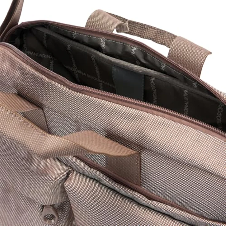 Mandarina Duck MD20 Briefcase (15"), Laptop- und Tabletfach, Braun, für Büro und Reisen – Bild 3