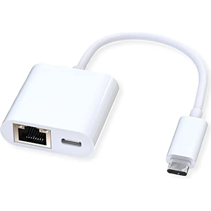ROLINE USB 3.2 Gen 2 Typ C zu Gigabit Ethernet Konverter + 1x PD Port, 100W – Bild 1
