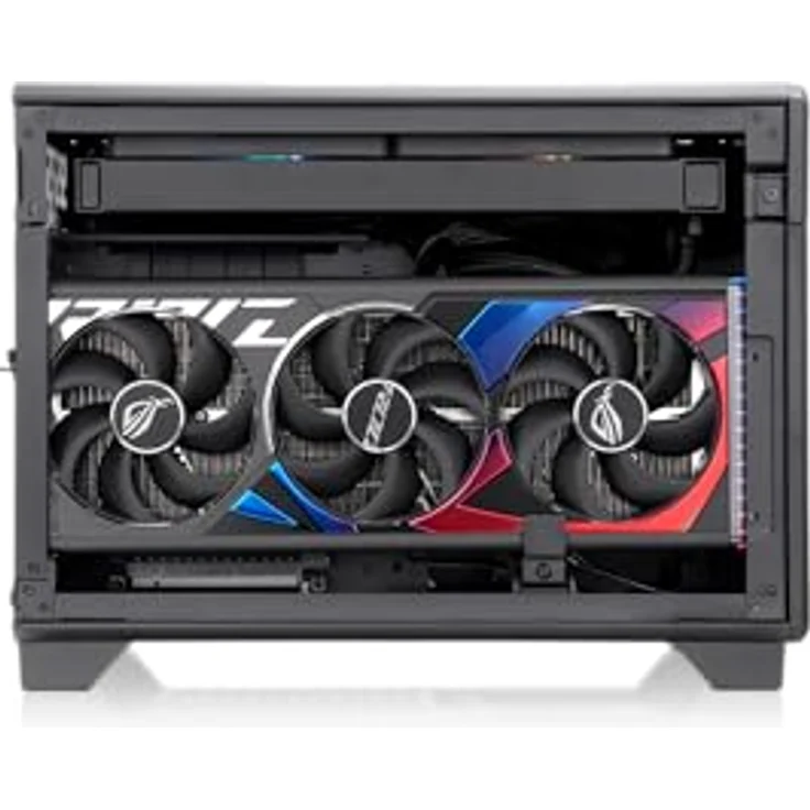 Thermaltake TR100 Midi/Minitower PC-Gehäuse, One Size, Schwarz – Bild 9
