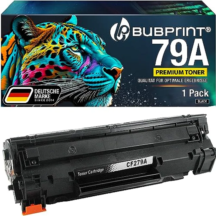 Bubprint XXL Toner kompatibel mit HP 79A CF279A, Schwarz, 2.500 Seiten Druckleistung, einfache Handhabung und hohe Druckqualität