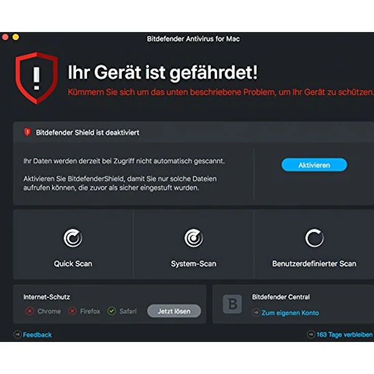 Bitdefender Antivirus for Mac 2024 - 3 Geräte | 2 Jahre Abonnement | Mac Aktivierungscode per Post – Bild 4