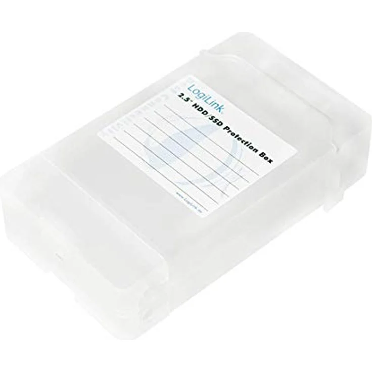 LogiLink UA0133 Festplatte Schutzhülle für 2x 6,35 cm (2,5 Zoll) HDD - SSD, transparent – Bild 4