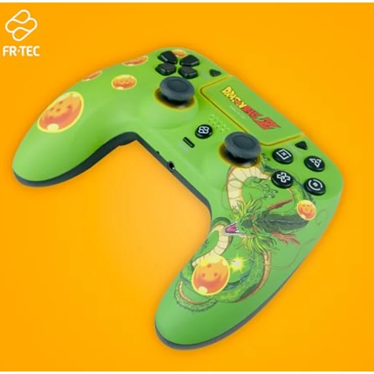 FRTEC DRAGON BALL Z SHENRON Wireless Controller mit RGB-LED-Licht, kompatibel mit PC und PS4, Bluetooth-Gamepad, 950-mAh-Akku, 10 Stunden Akkulaufzeit – Bild 3