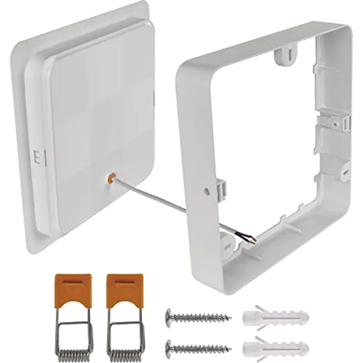 EMOS 2in1 LED Panel 18 W, Quadratische 1800 lm Deckenleuchte, Neutralweiß 4000 K, Inkl. LED-Treiber - Preisvergleich – Bild 3