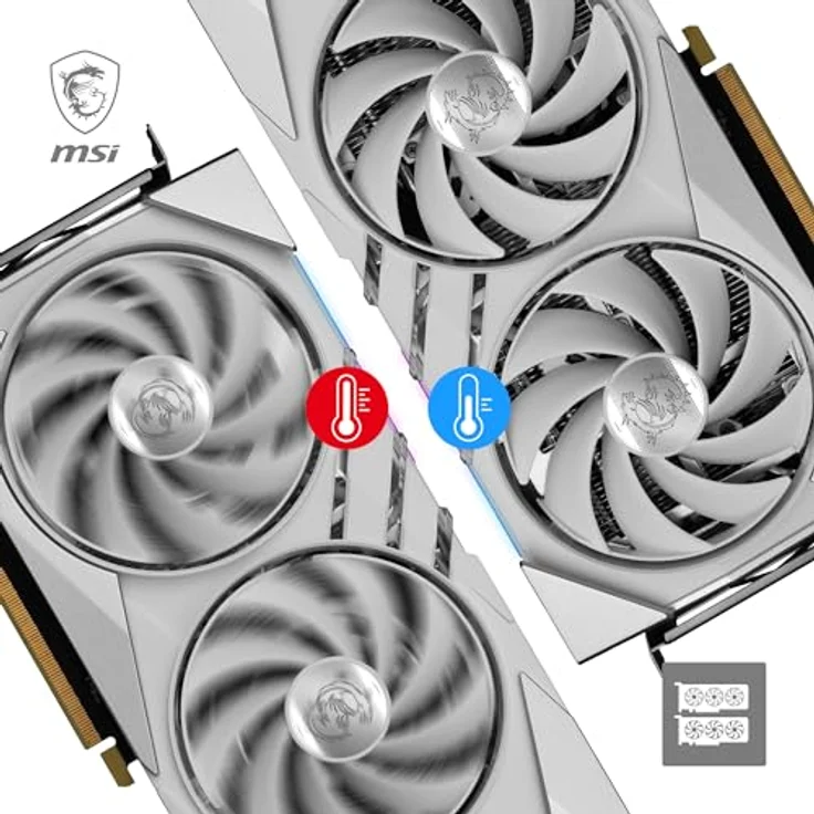 MSI GeForce RTX 4060 Ti Gaming X Slim White 16G – Bild 3