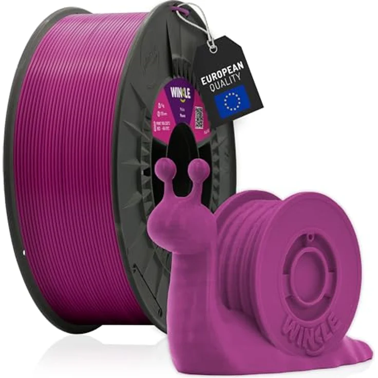 WINKLE PLA HD Filament 2.85mm Mauve, 1kg Spule, Bioabbaubar, FDM Drucker Kompatibel, Maßgenauigkeit +/- 0.05mm – Bild 1